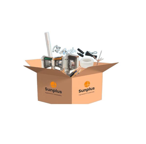 BOS Material Kit for 5 KW Three Phase Solar System
